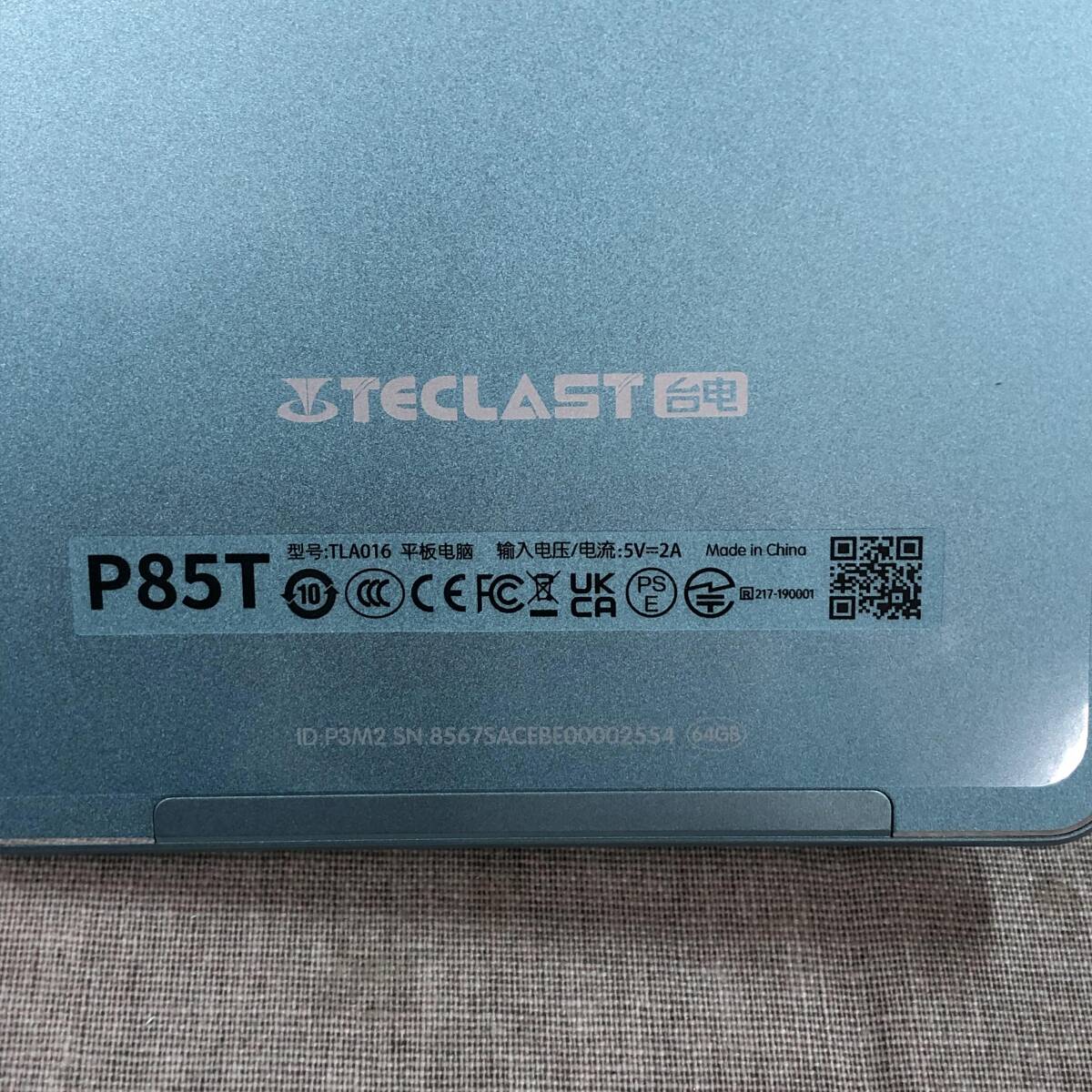 現状品 TECLAST P85T タブレット Android 14 4GB+6GB/64GB_画像9