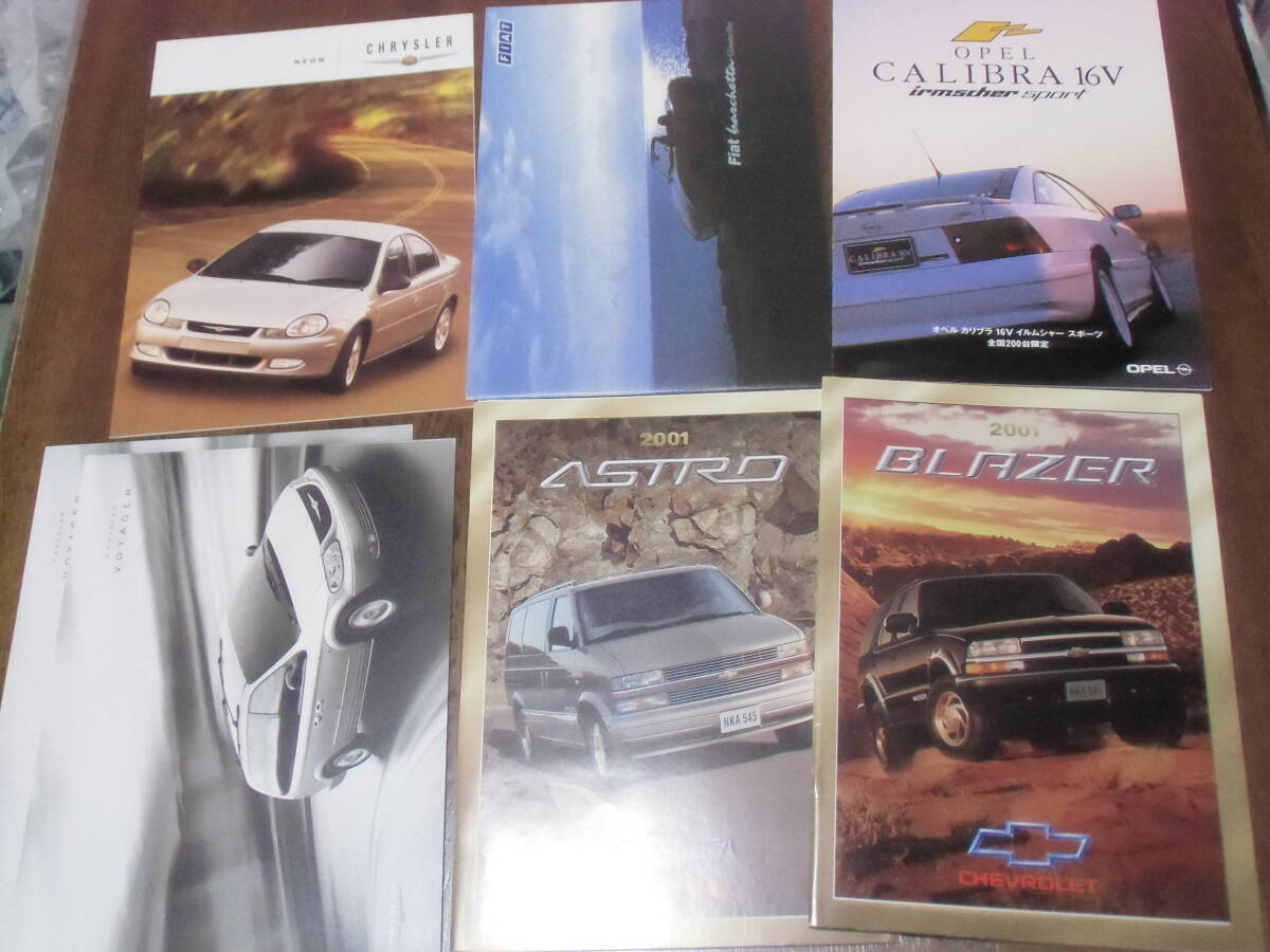  imported car catalog set 