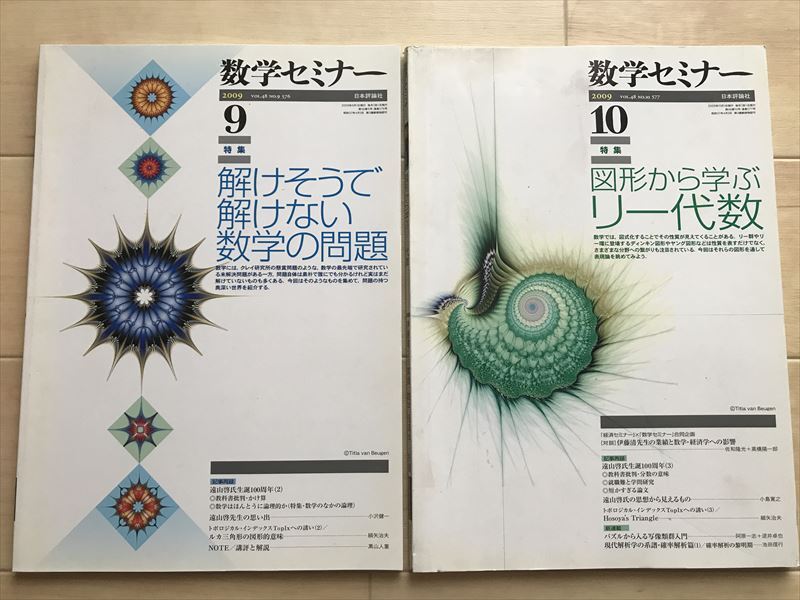 10 6249 数学セミナー 2009年12冊 日本評論社　　_画像4