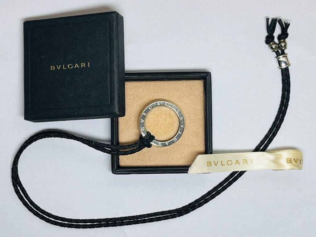 BVLGARI# BVLGARY # silver # key ring # necklace # box case attaching 