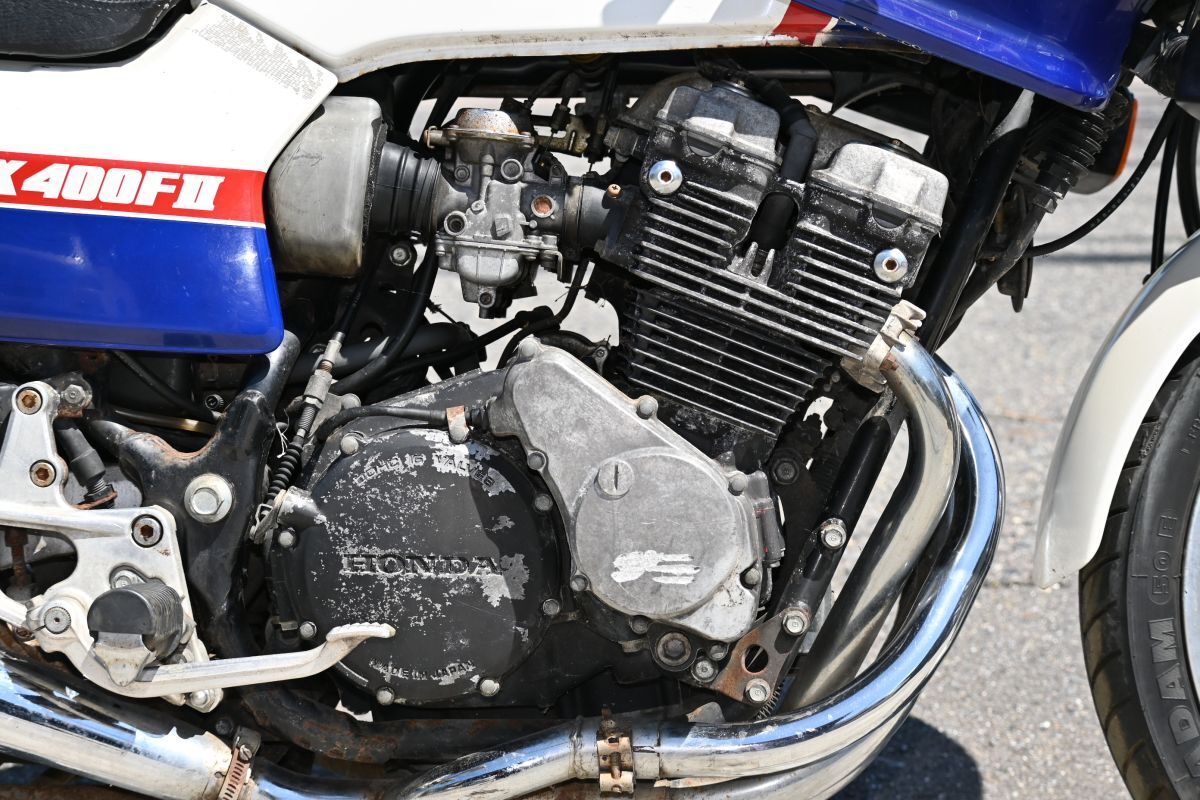 H578 当時物 CBX400F 書類付き レストアベース 0033 検) NC07 CBX550F PC04の画像8