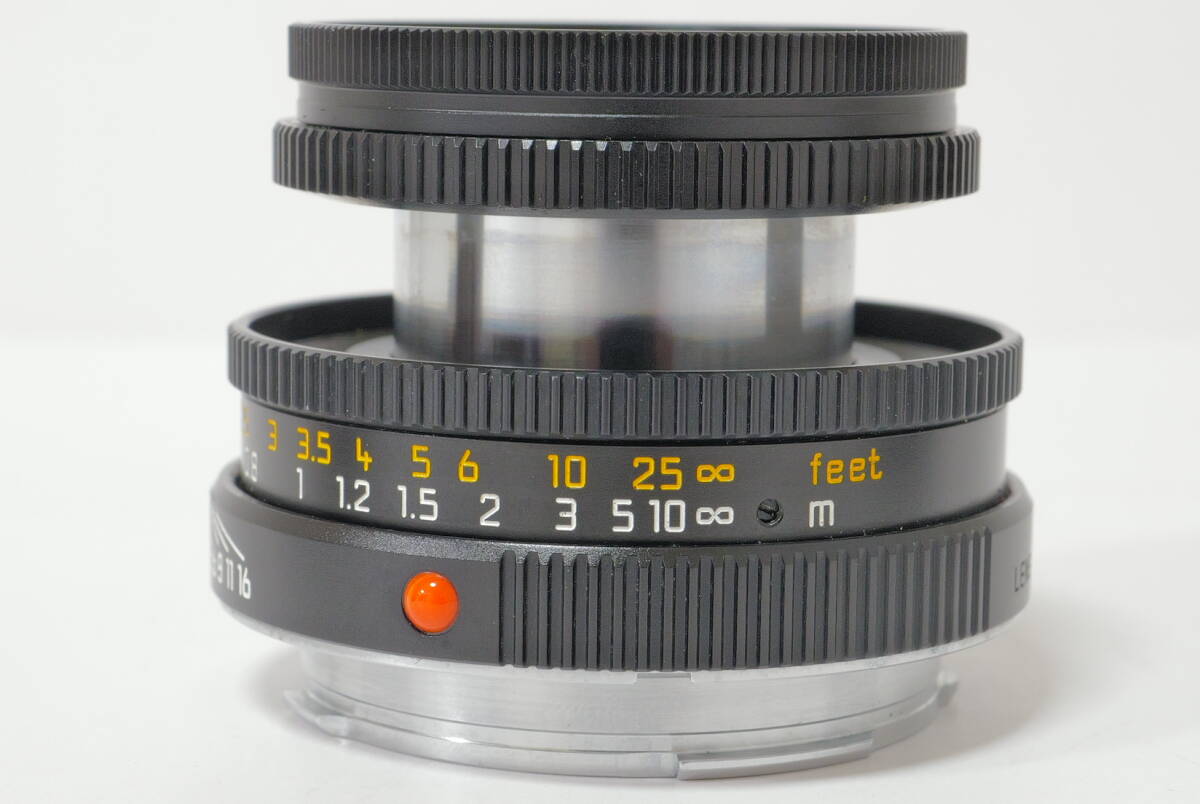 Leica Elmar M 1:2.8/50 black 391XXXX番台 ライカ エルマーM 50mm F2.8 ブラックの画像3