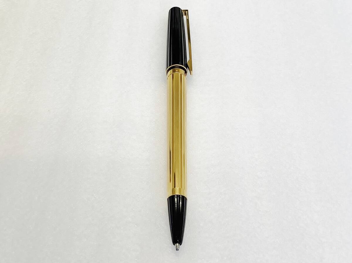 1円～ 美品 デュポン ボールペン 黒×金 ツイスト式 S.T.Dupont pen_画像5