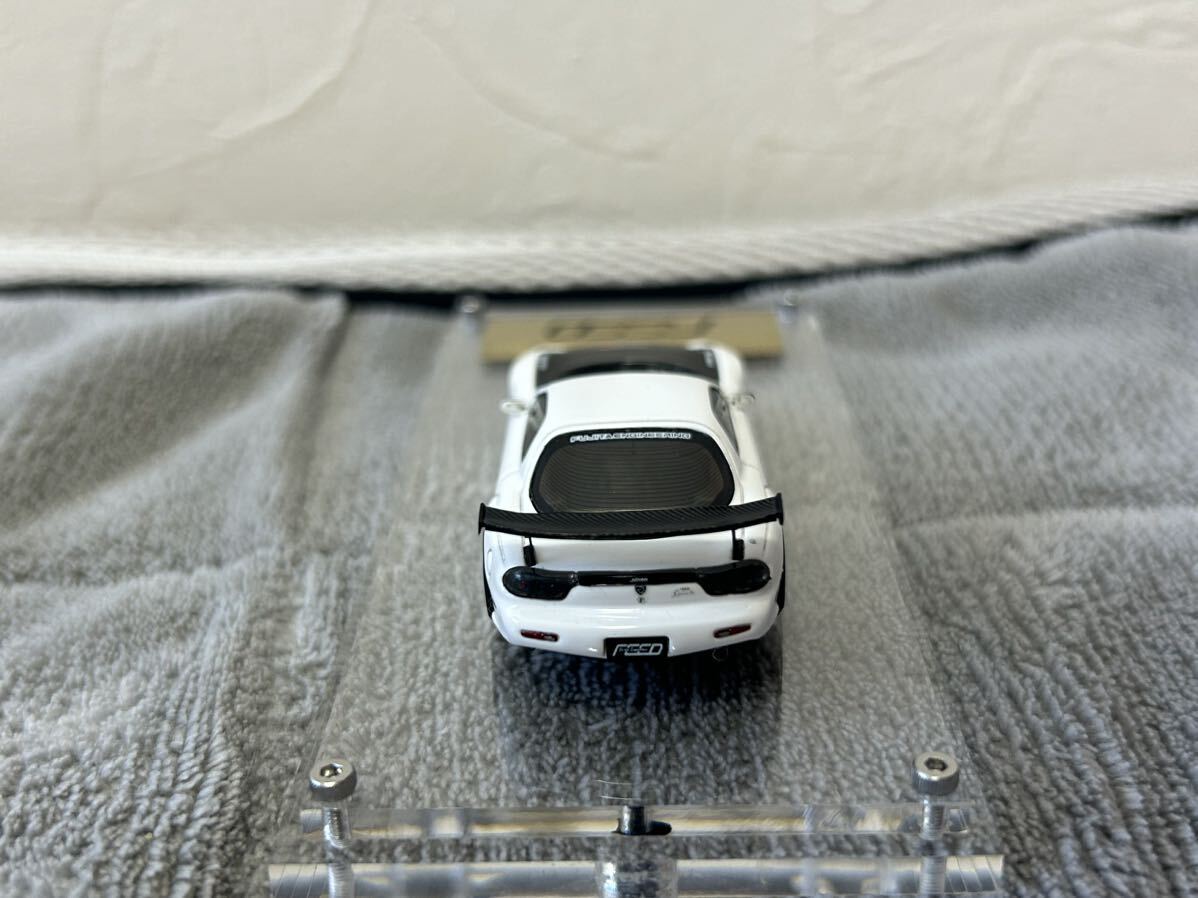 イグニッションモデル 1/64 RX-7 feed FD3s WHITE MAZDA IGNITION MODEL マツダ フィード ホワイト ミニカー の画像9