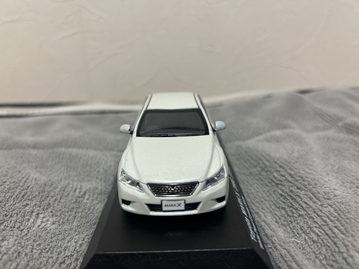 京商 1/43 TOYOTA MARK X 250G EARLY F package WHITE kyosho トヨタ マークX アーリー Fパッケージ ミニカー ホワイト_画像7