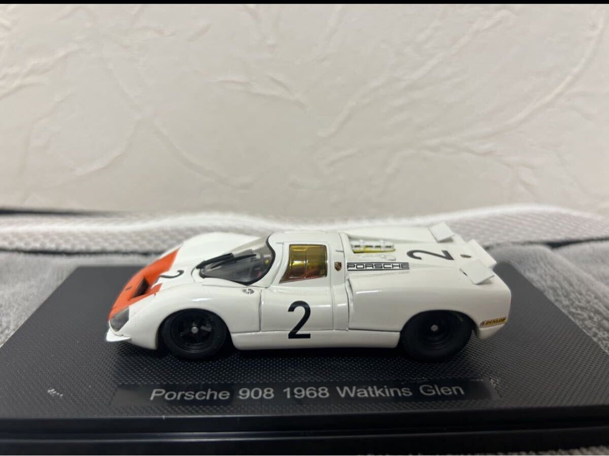 EBBRO 1/43 PORSCHE 908 #2 1968 WATKINS GLEN IKUZAWA TETSU 44599 エブロ ポルシェ ワトキンズ グレン イクザワ テツ ミニカーの画像5