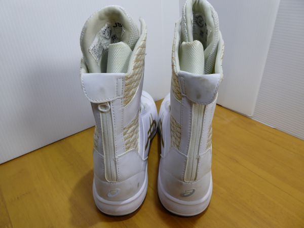 アシックスワーキング　 安全靴　作業靴　ウィンジョブ　CP403　JSAA　A種　耐滑ソール　ホワイト＆ピュアゴールド　26cm　865J_画像5