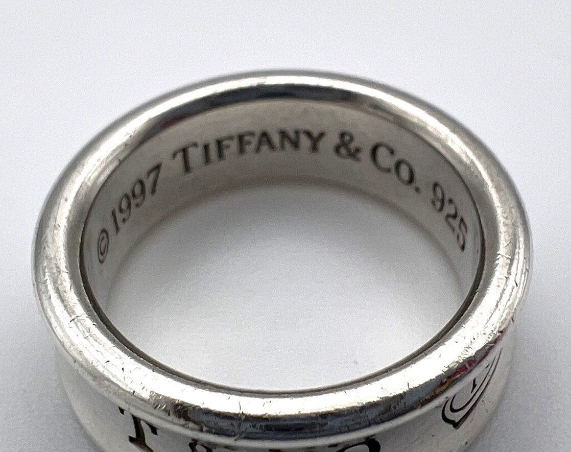 202489-33 1円～ TIFFANY&Co. ティファニー リング 1837 ナロー 12号 SV925 シルバー 指輪_画像5