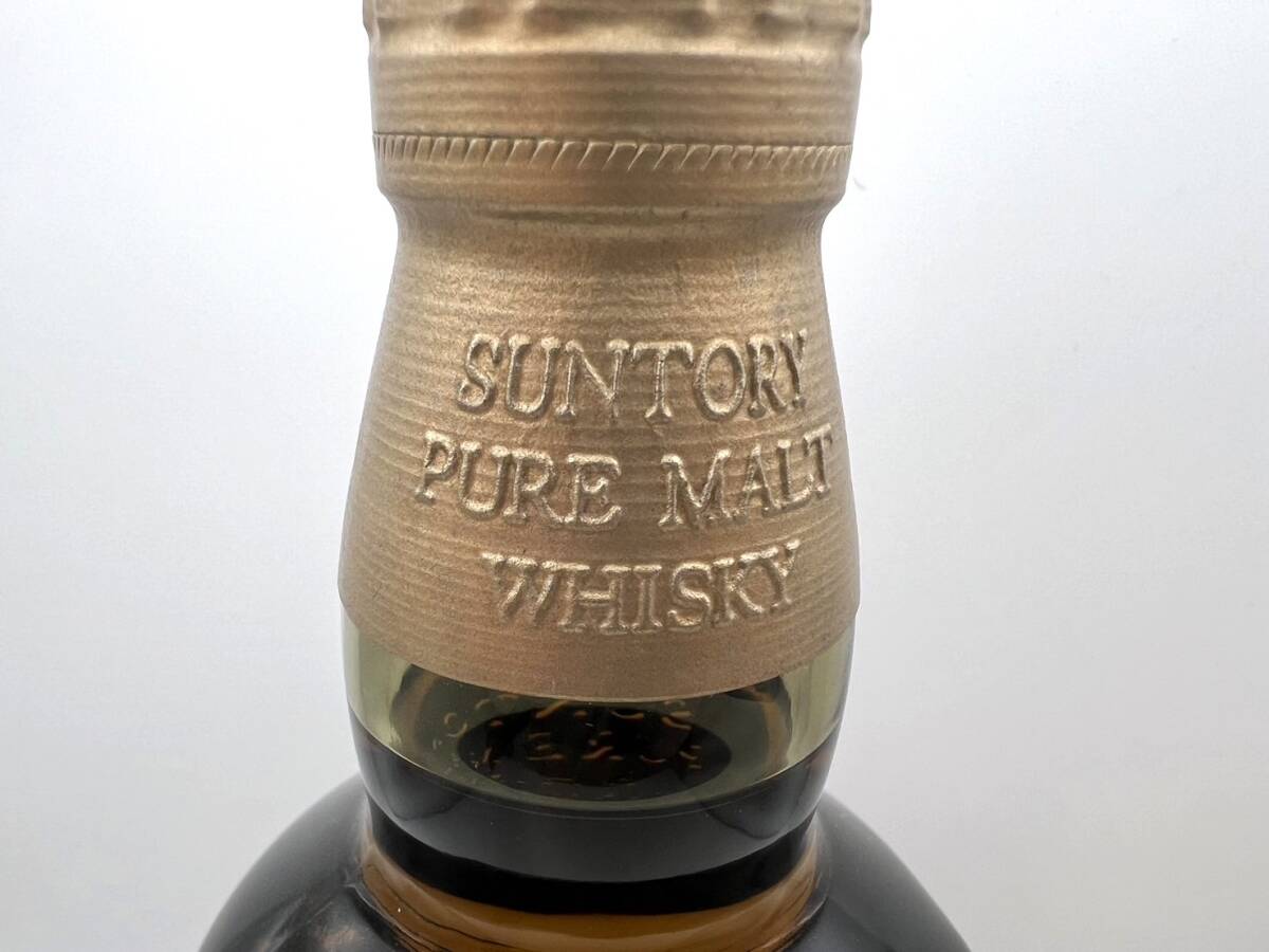 80-203224-14 1円～ 未開栓/保管品 SUNTORY サントリー 山崎 10年 ピュアモルト グリーンラベル ウイスキー 750ml 40％_画像6