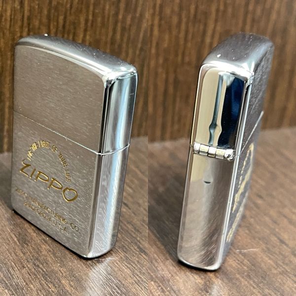 202725-233-02 未使用保管品 ZIPPO ジッポー ブラッシュ加工 シルバー銀色系 喫煙 オイルライター 同梱不可/単品取引のみの画像8