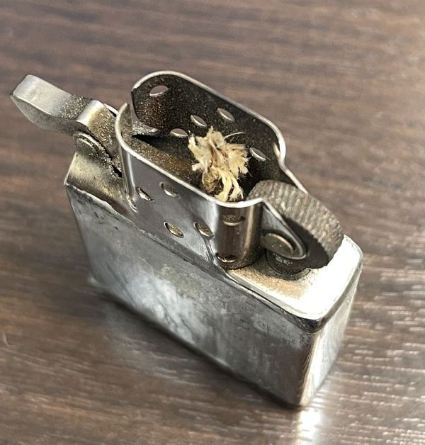 202725-233-21 使用品/着火未確認 ZIPPO ジッポー オイルライター ソリッドブラス 1932-1984 ゴールド金色系 同梱不可/単品取引のみ_画像6