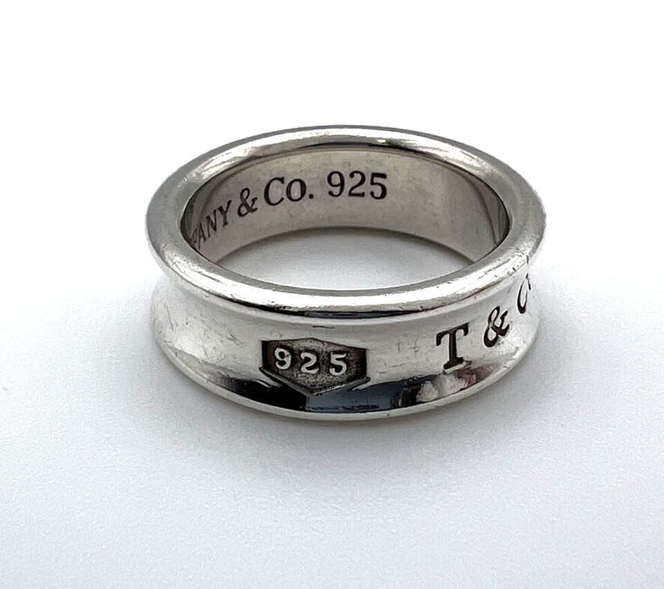 202489-33 1円～ TIFFANY&Co. ティファニー リング 1837 ナロー 12号 SV925 シルバー 指輪_画像4