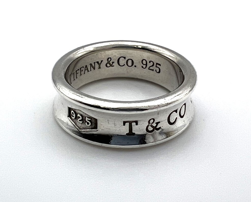 202489-33 1円～ TIFFANY&Co. ティファニー リング 1837 ナロー 12号 SV925 シルバー 指輪_画像1