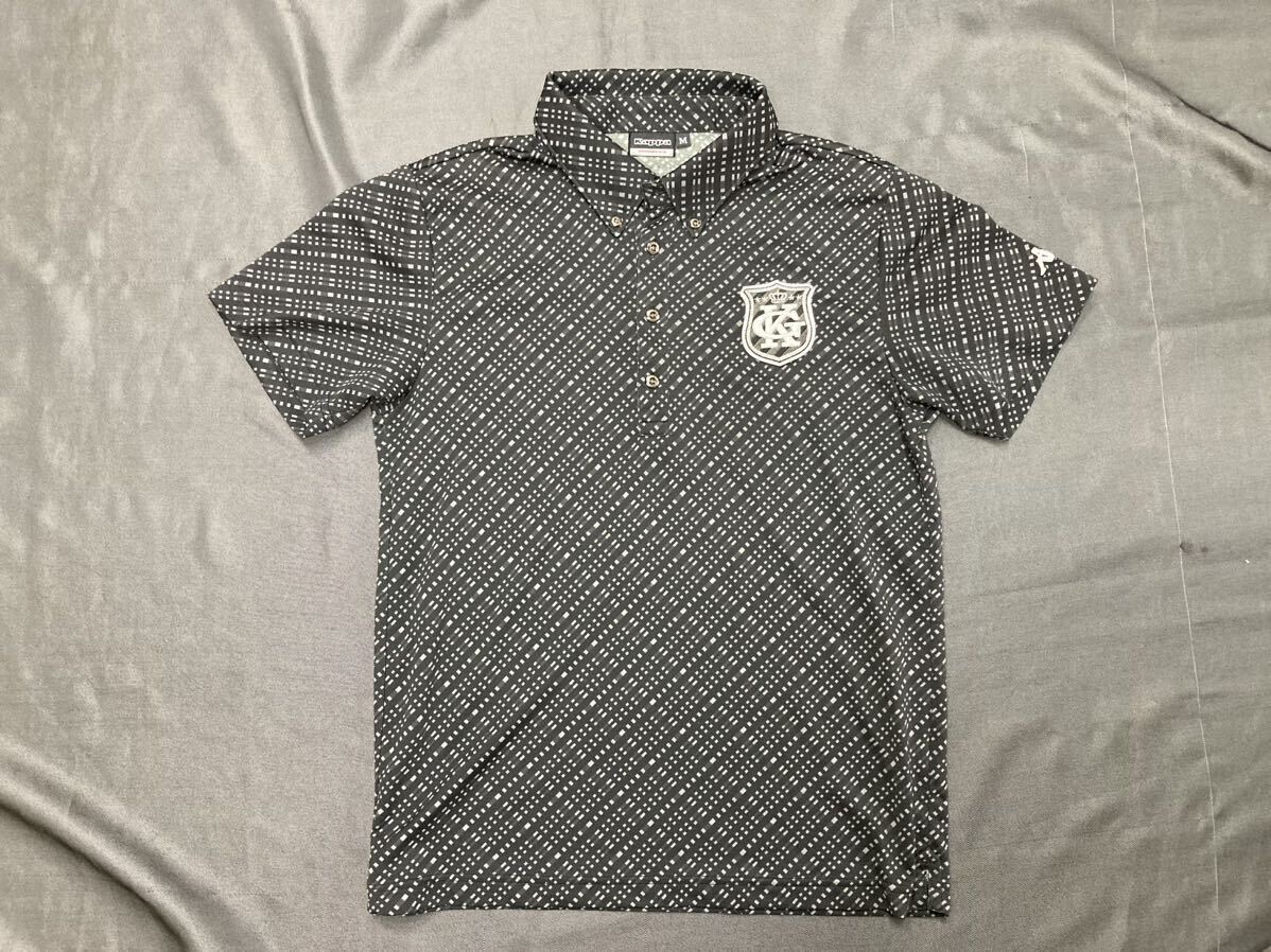 Kappa GOLF カッパ ゴルフウェア 半袖ポロシャツ チェック柄 Mサイズの画像1