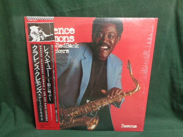 クラレンス・クレモンズ＆ザ・レッド・バンク・ロッカーズCLARENCE CLEMONS AND THE RED BANK ROCKERS/レスキュー~影に叫ぶRESCUE●帯付LP_画像1