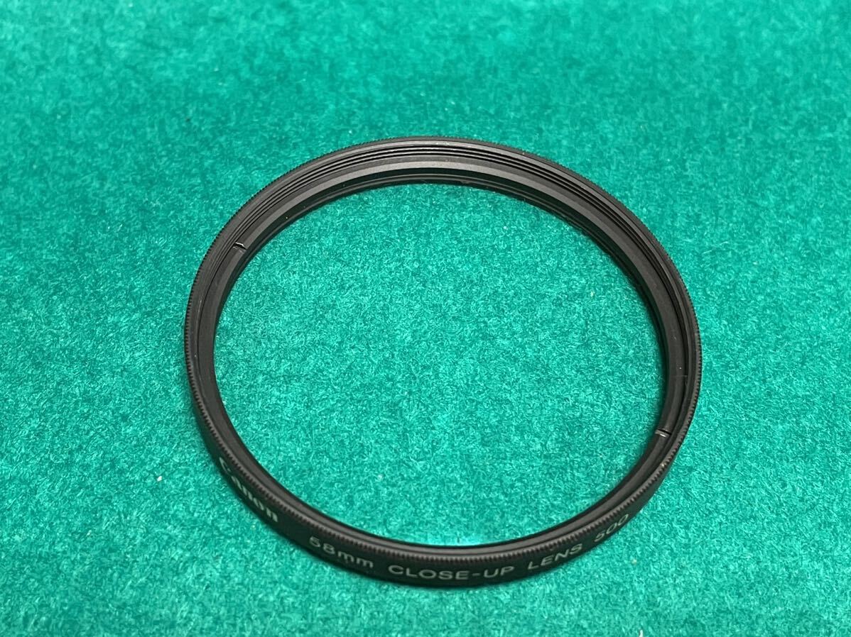 カメラ用レンズフィルターセット 58mm　Canon、kenko