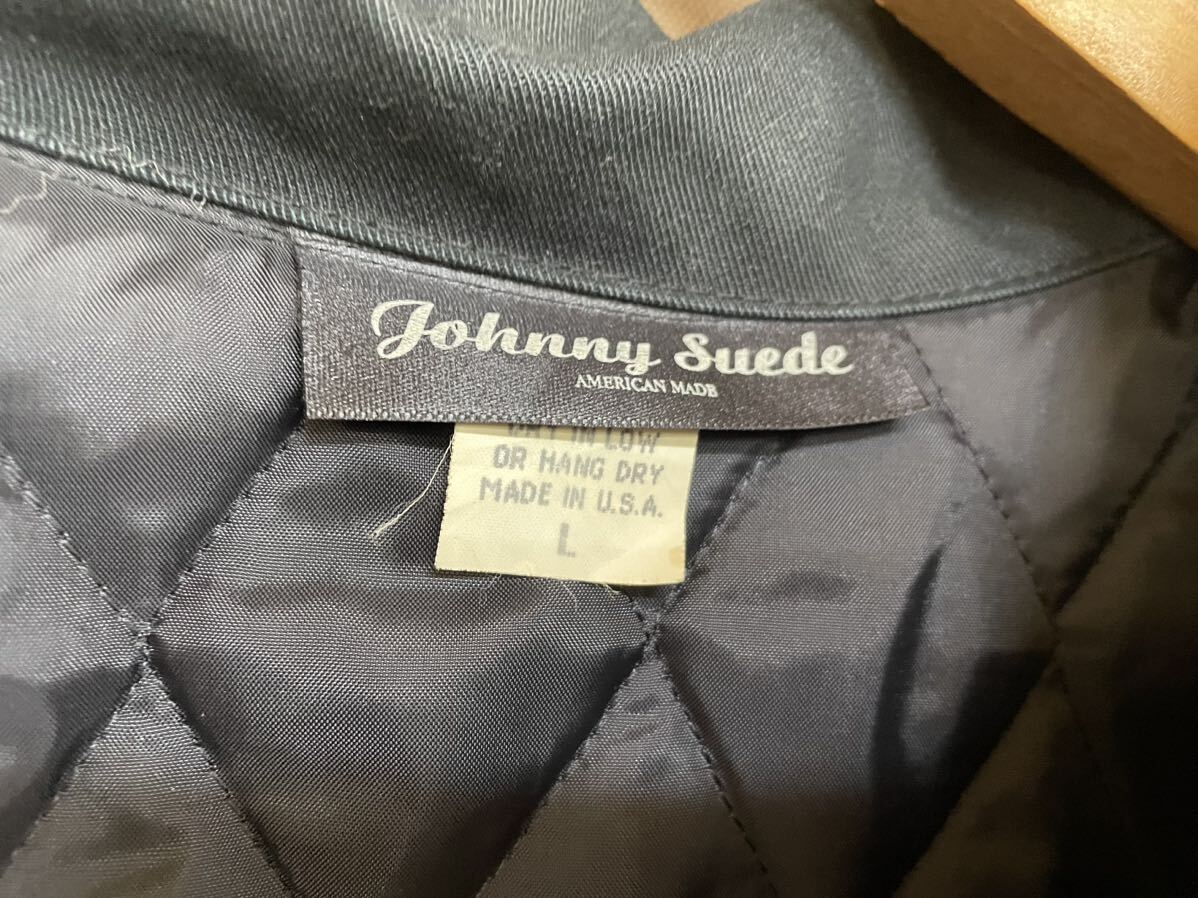 Johnny Suede ジョニースエード ブルゾン ジャケット アメカジ 米国製 サイズL _画像4