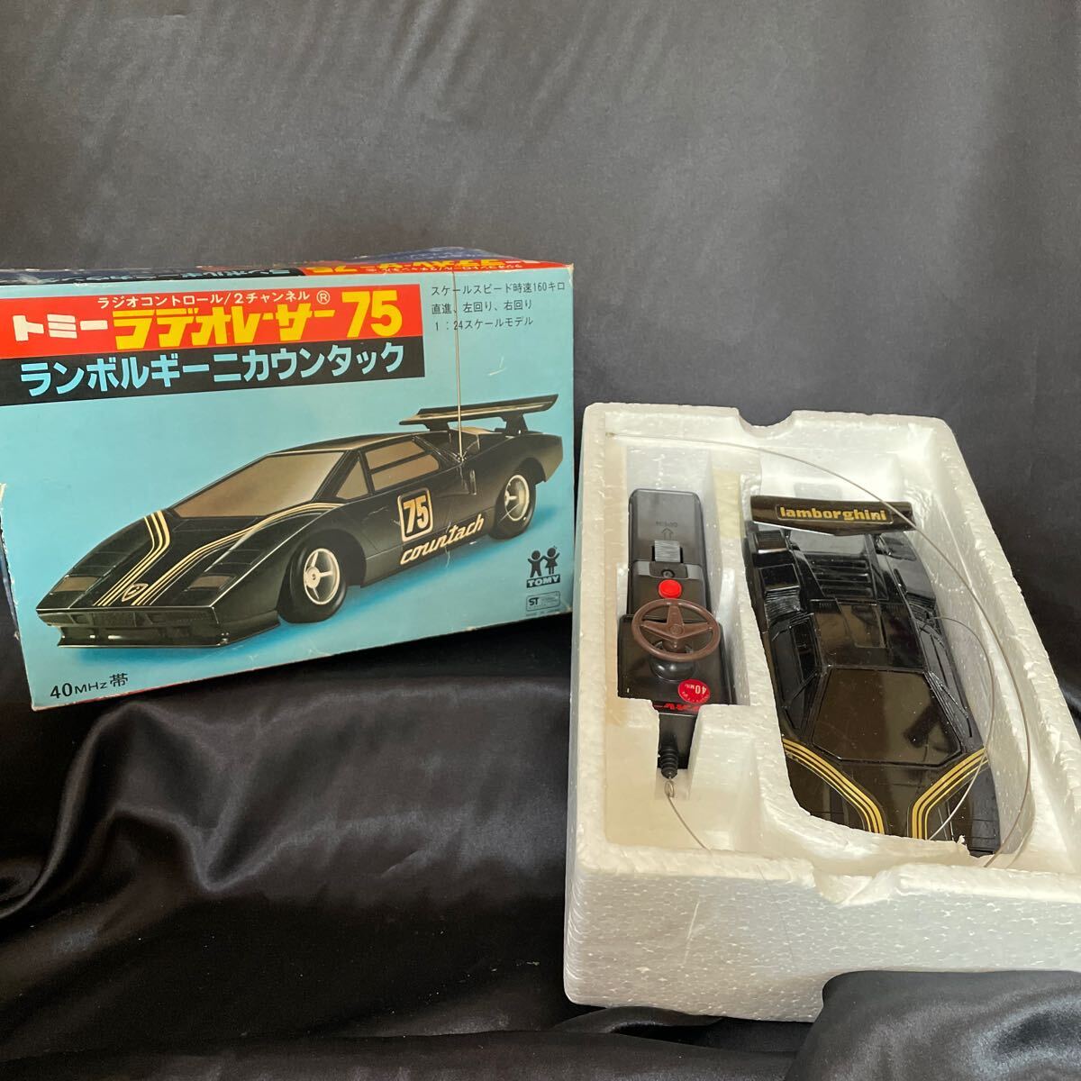  Tommy lateo Racer 75 Lamborghini счетчик k Tommy подлинная вещь TOMY радиоконтроллер радио контроль текущее состояние товар 