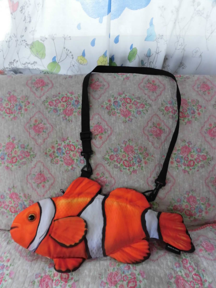 *kakre bear flea. bag *FiiiiiSH* fish bag / Kids *FISH BAG KIDS* real . fish. bag / man and woman use for children * bear flea orange S*