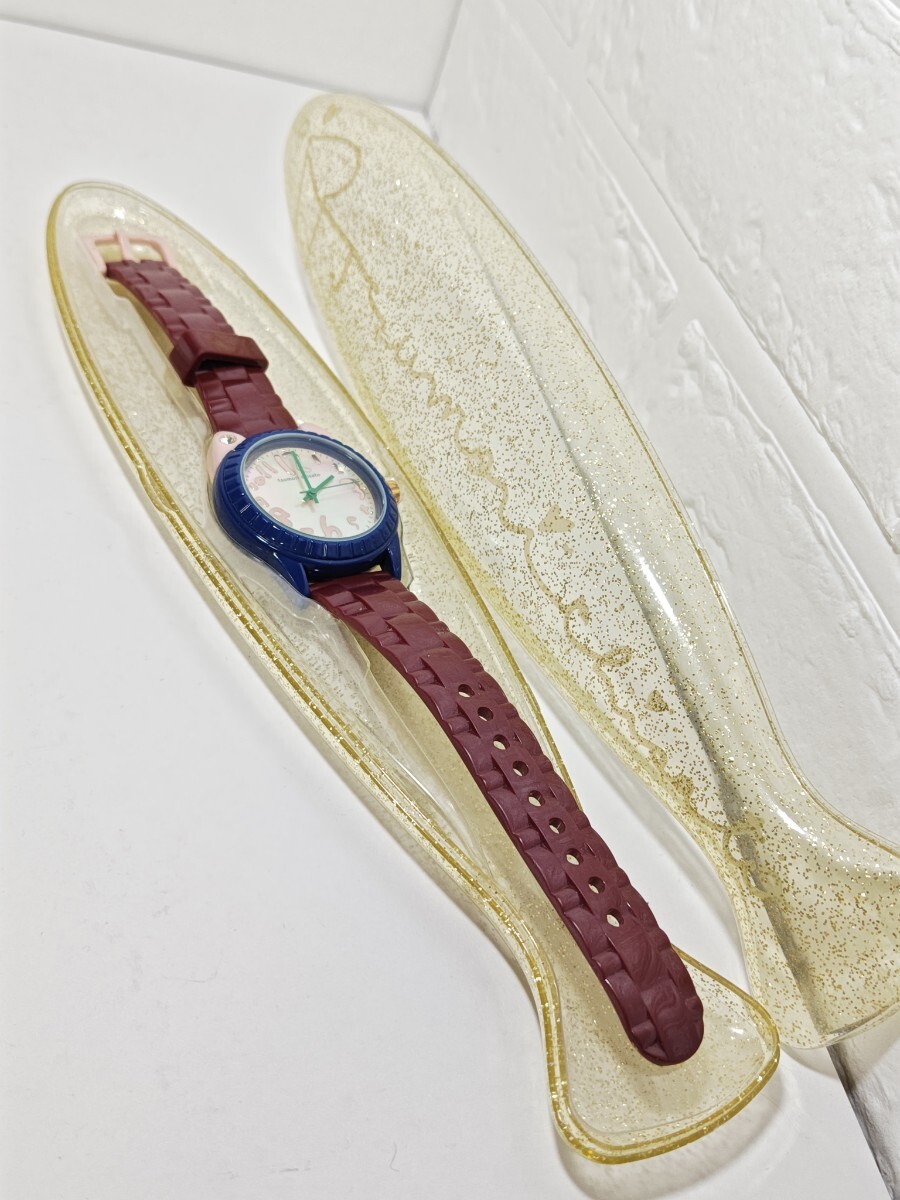 1円スタート【美品/稼働】TSUMORI CHISATO ツモリチサト 腕時計 ネコ シェル文字盤の画像10