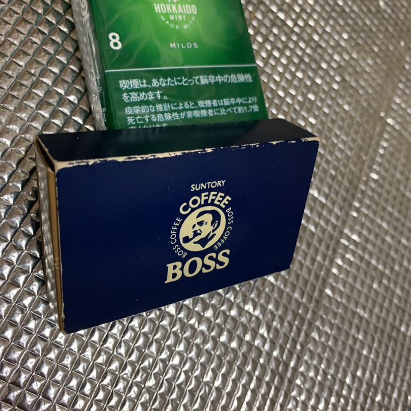 サントリーBOSS【非売品・ピンバッチ2点セット】未使用保管品［現状現品渡し】店舗倉庫保管［当時物】ボス［令和】_画像7