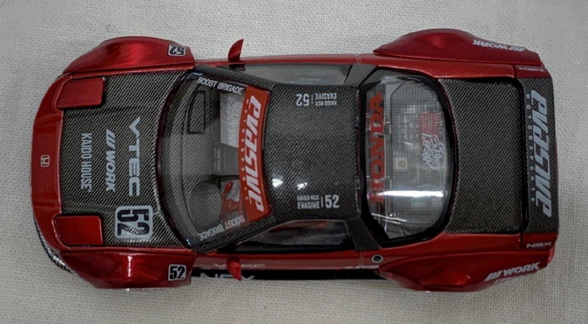 GIT41216 1/64 KAIDO HOUSE MINI GT ★ HONDA NSX Evasive V1 ( 左ハンドル ) 中古品＊同梱不可の画像8