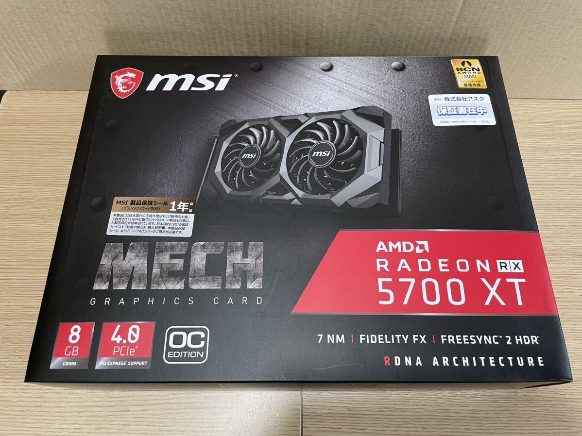 MSI Radeon RX 5700 XT MECH OC