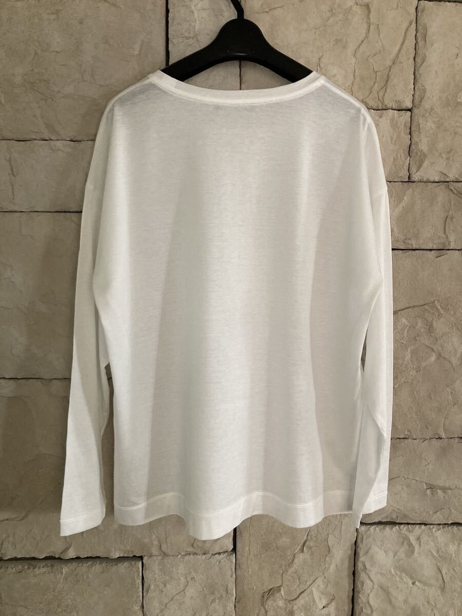  beautiful goods APERITIFapelitif cut and sewn shirt T-shirt long sleeve lady's size :40 color : white 