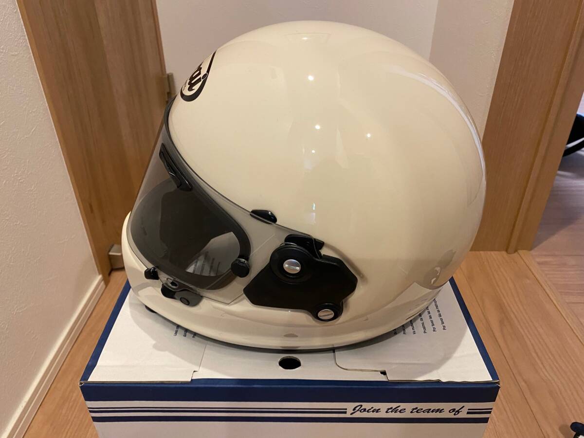 ■アライ ARAI RAPIDE-NEO LTD ラパイドネオ モダンアイボリー L(59-60cm) NANKAI×Arai 中古美品_画像5