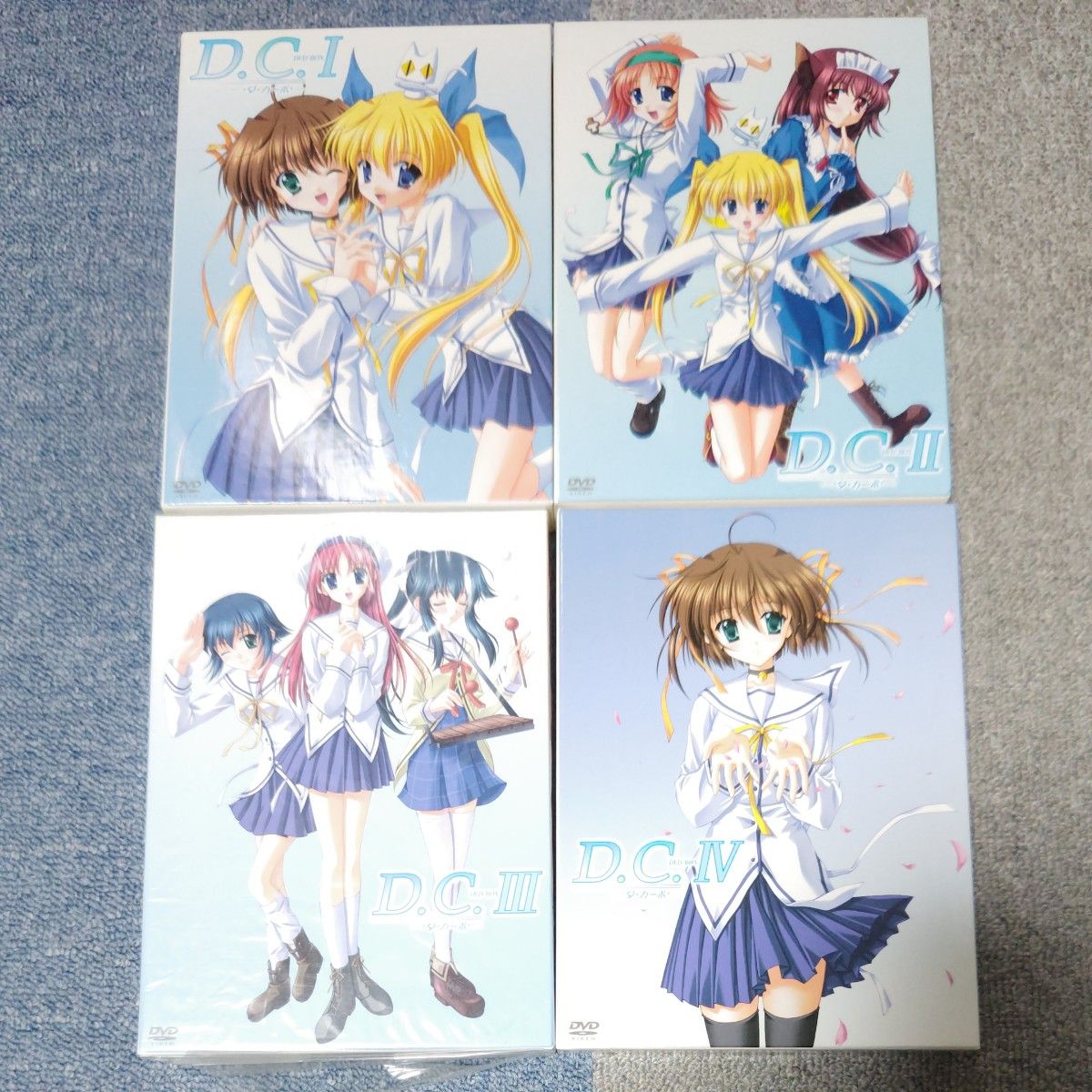 【美品】D.C.ダ・カーポ DVD-BOX 1〜4巻セット 【美品】D.C.ダ・カーポ DVD-BOX 1〜4巻セット