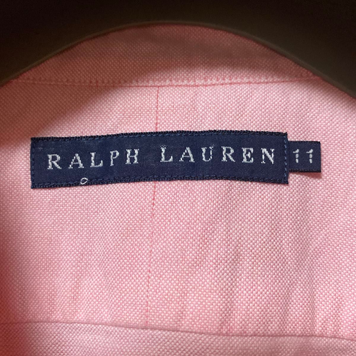 RALPH LAUREN ラルフローレン ボタンダウン シャツ ポニー刺繍　 ピンク コットン100% 