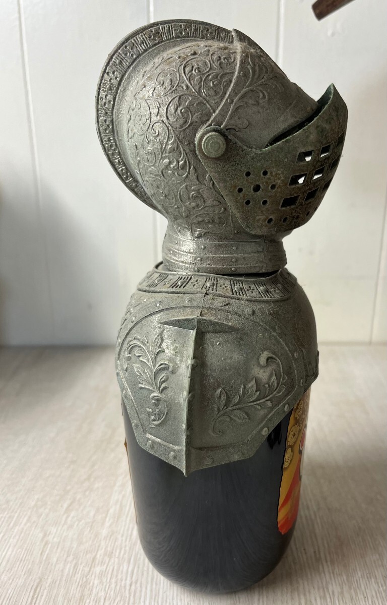 【②-D3】ボトルカバー NIKKA WHISKY ニッカウイスキー G&G 騎士 甲冑 鎧 コレクション レトロ_画像3