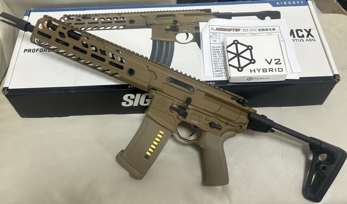 SIG MCX TAN airsoft97perunsamakoba custom VFC