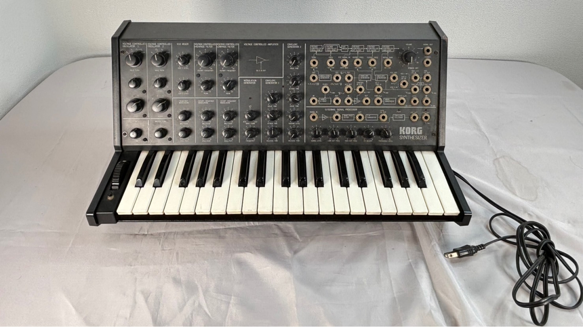 10186-1-MS11-KORG Korg -MS-20 analogue mono fonik synthesizer - electrification operation verification settled 