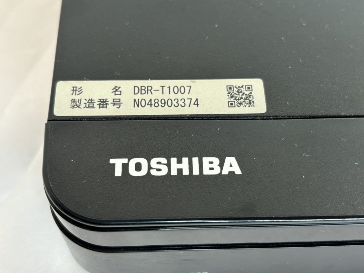 10376-3-SJ22-TOSHIBA Toshiba -DBR-T1007-HDD& Blue-ray диск магнитофон электризация рабочее состояние подтверждено 