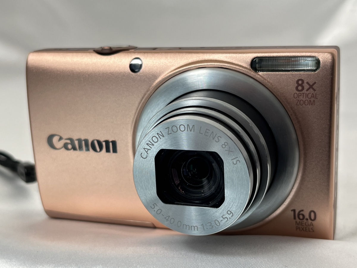 10183-6-MS11-Canon KYOCERA　キャノン京セラ-PowerShotA4000IS FineCamS5R デジタルカメラ-通電動作確認済 充電器 充電ケーブル付_画像4