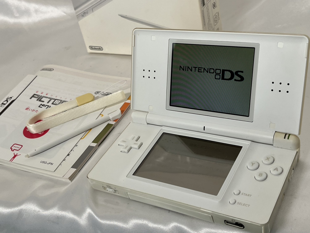 10365-1-SJ22-Nintendo　任天堂-DS Lite　USG-001-箱付き 通電動作確認済_画像6