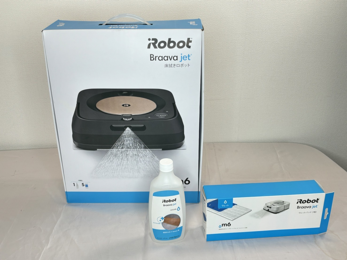 10001-15-SK18-iRobot I robot -Braava jet m6- new goods unused attached equipped 