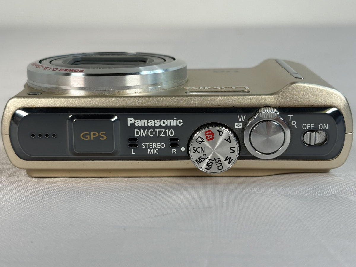 10001-8-SK18-Panasonic パナソニック-LUMIX DMC-TZ10-通電動作確認済　デジタルカメラ　デジカメ_画像5