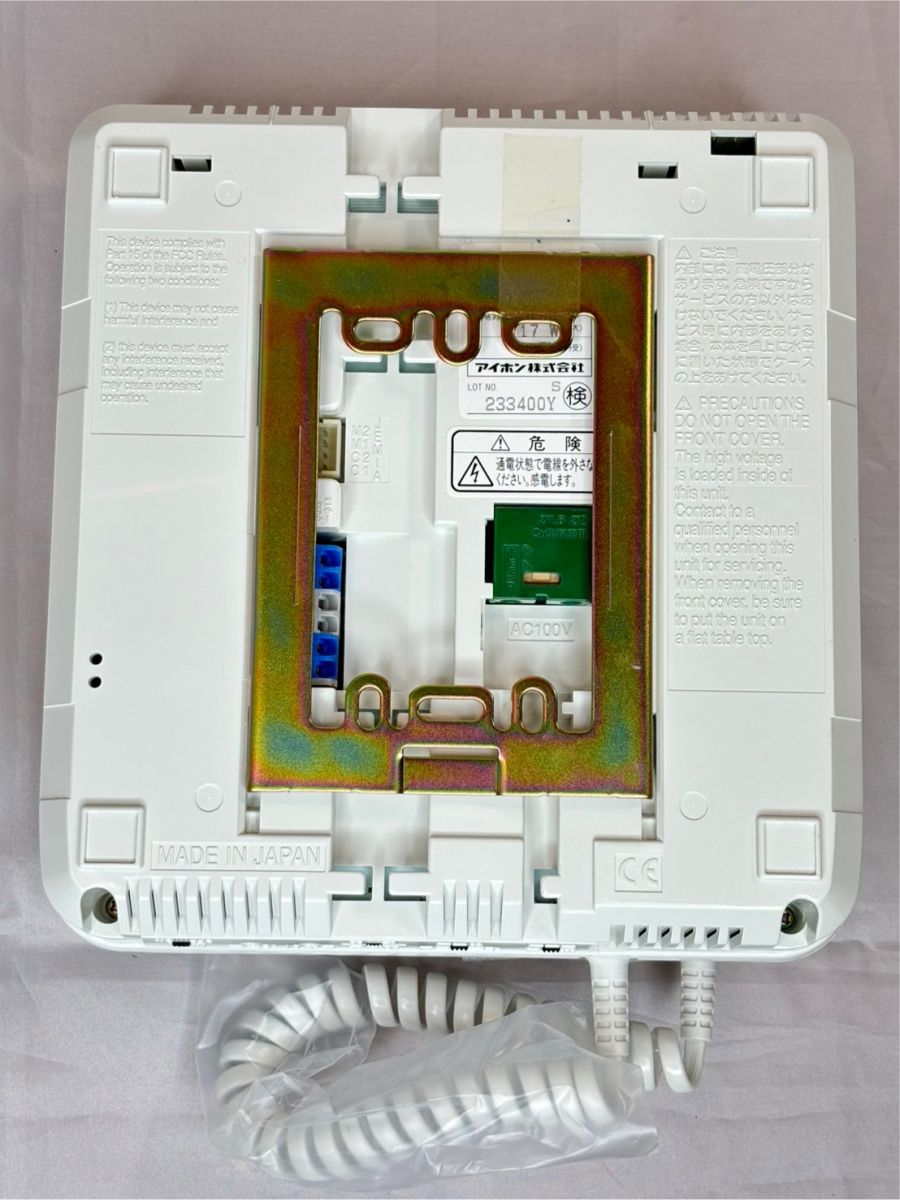 10452-1-SK23- アイホン - カラーテレビドアホン あいカラーチルト KCS-1GRD-T - 新品 未使用_画像3