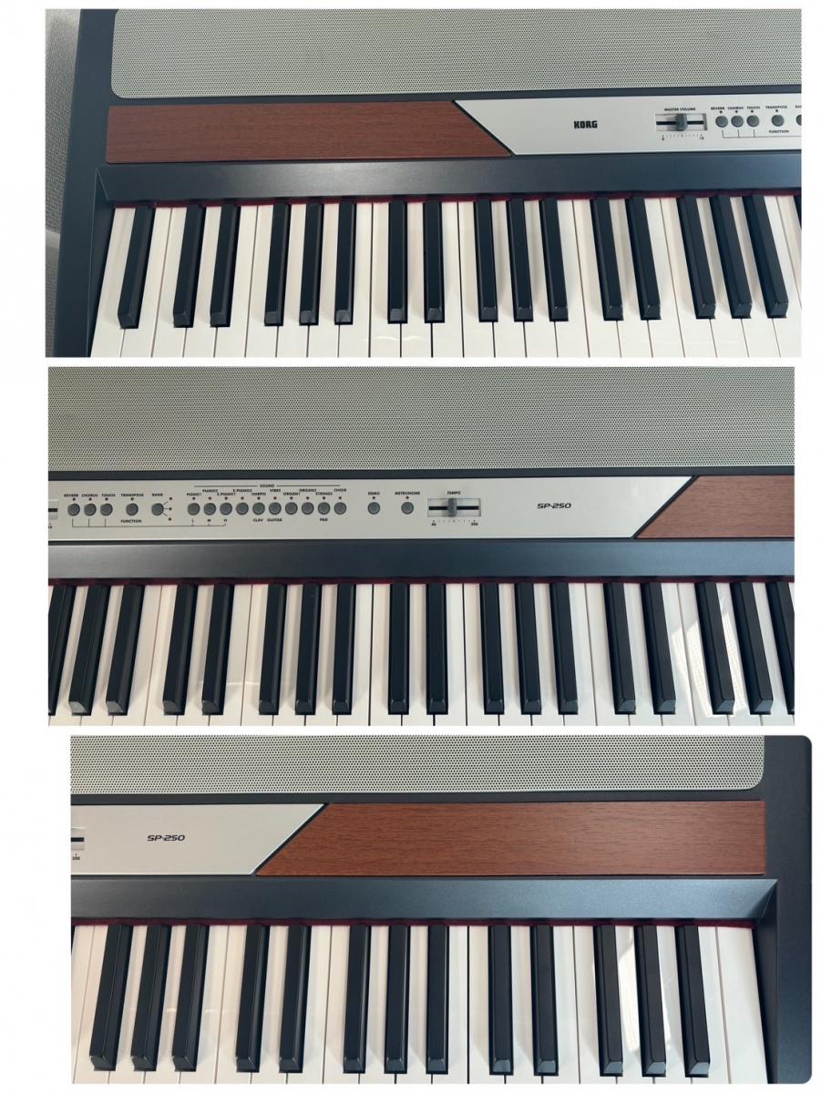 10231-1-UF10-KORG コルグ-デジタルピアノ　sp-250-bk-通電動作確認済み_画像2