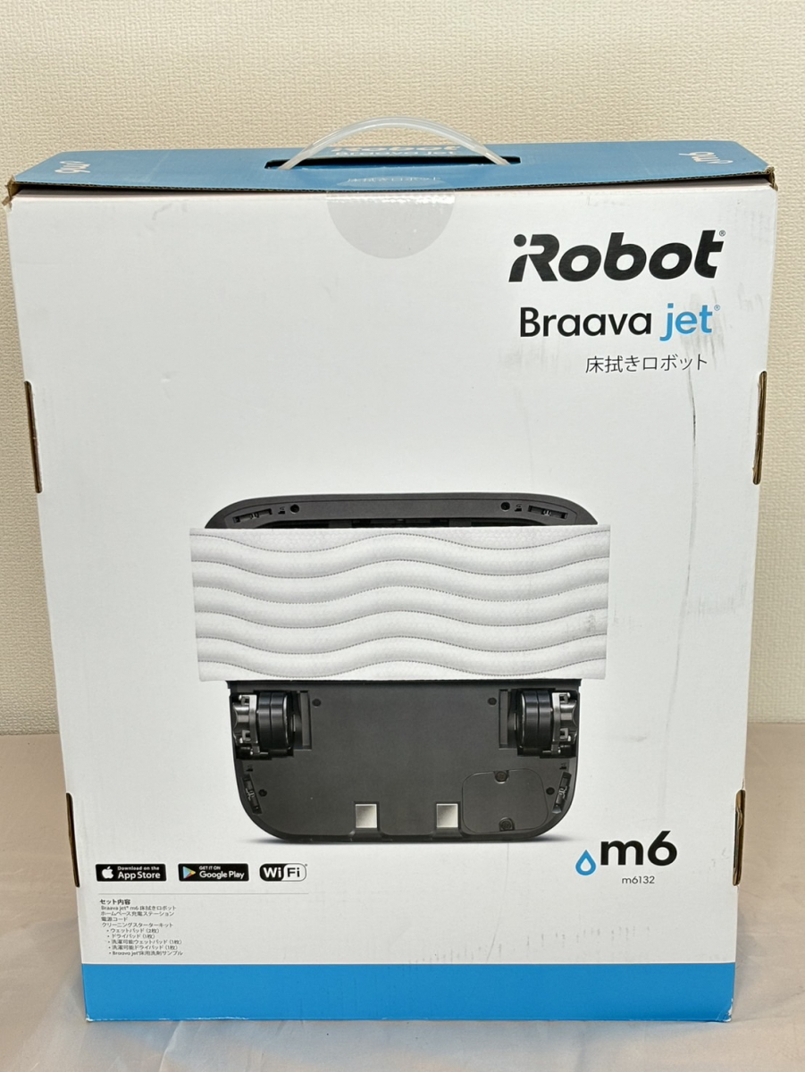 10001-15-SK18-iRobot I robot -Braava jet m6- new goods unused attached equipped 
