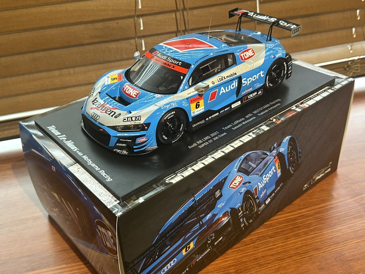 特注品 Spark 1/18 スパーク 1/18 Audi R8 LMS 2021 Team Le Mans with Motoyama Racing SuperGT GT300の画像4