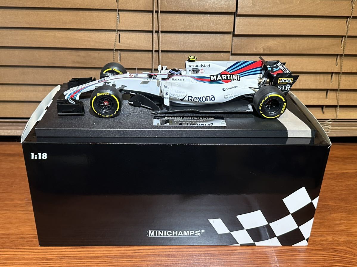 Minichamps 1/18 ミニチャンプス 1/18 WILLIAMS MARTINI RACING MERCEDES FW40 L. STROLL 2017の画像1