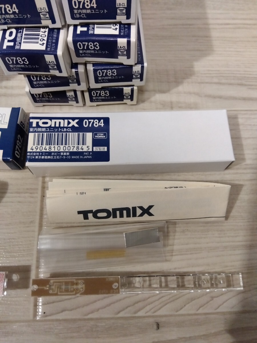 【F974】【未使用】 TOMIX Nゲージ ヘッドライト基板 0771 室内照明ユニット 0781 0782 0783 0784 鉄道模型 トミックス パーツ 部品 照明 _画像5