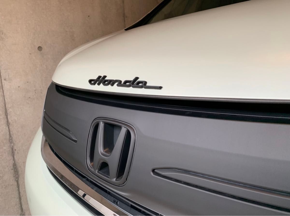 HONDA エンブレム　2個セット　黒　ホンダ　クラシックエンブレム　ロゴ　旧車