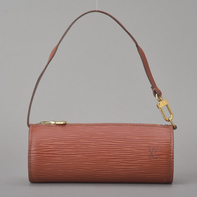  beautiful goods Louis Vuitton accessory pouch handbag epi leather Brown sfro accessory bag charm make-up M52223 bag Ma.a/a.k