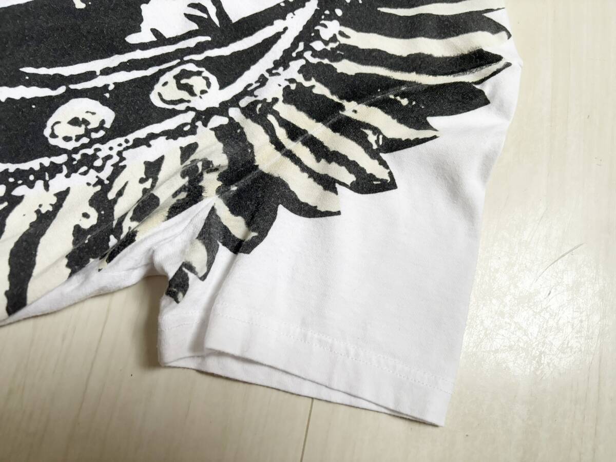 コレクションライン フリーダ・ジャンニーニ期 GUCCI グッチ Tシャツ T-SHIRTS カットソー サンバ プリント 白 ホワイト WHITE M △5_画像5