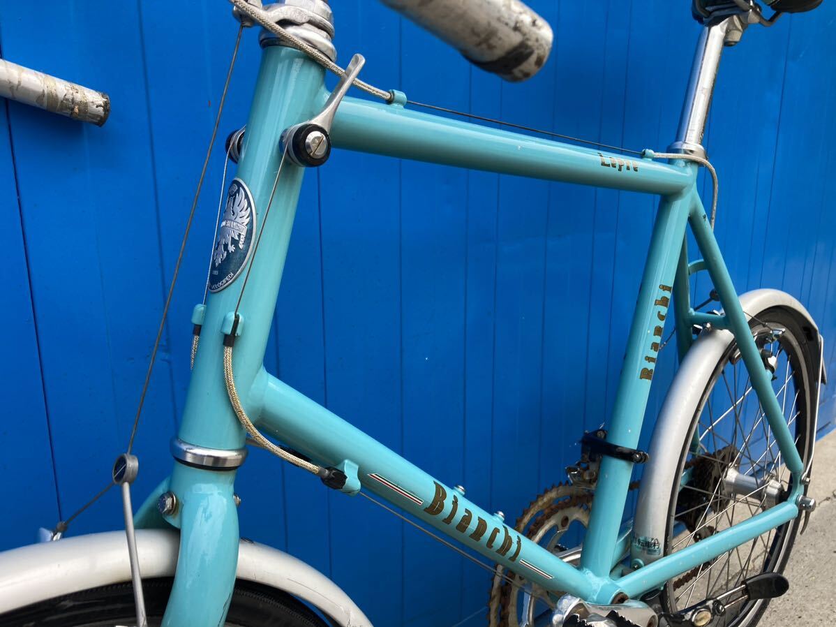 Bianchi　ビアンキ　ミニベロ Lepre レプレ ドロップハンドル　20インチ　ロードバイク　レトロ自転車　名古屋発_画像5