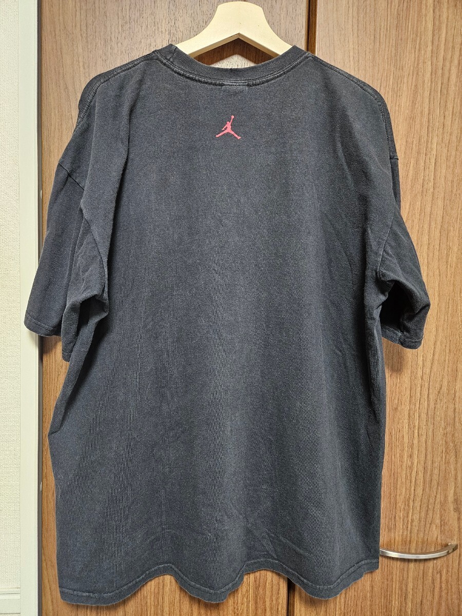 希少 90s〜00s NIKE JORDAN スパイクリー Tシャツ XL フェード ブラック Spike Lee ナイキ ジョーダン US古着 半袖Tシャツ メンズ